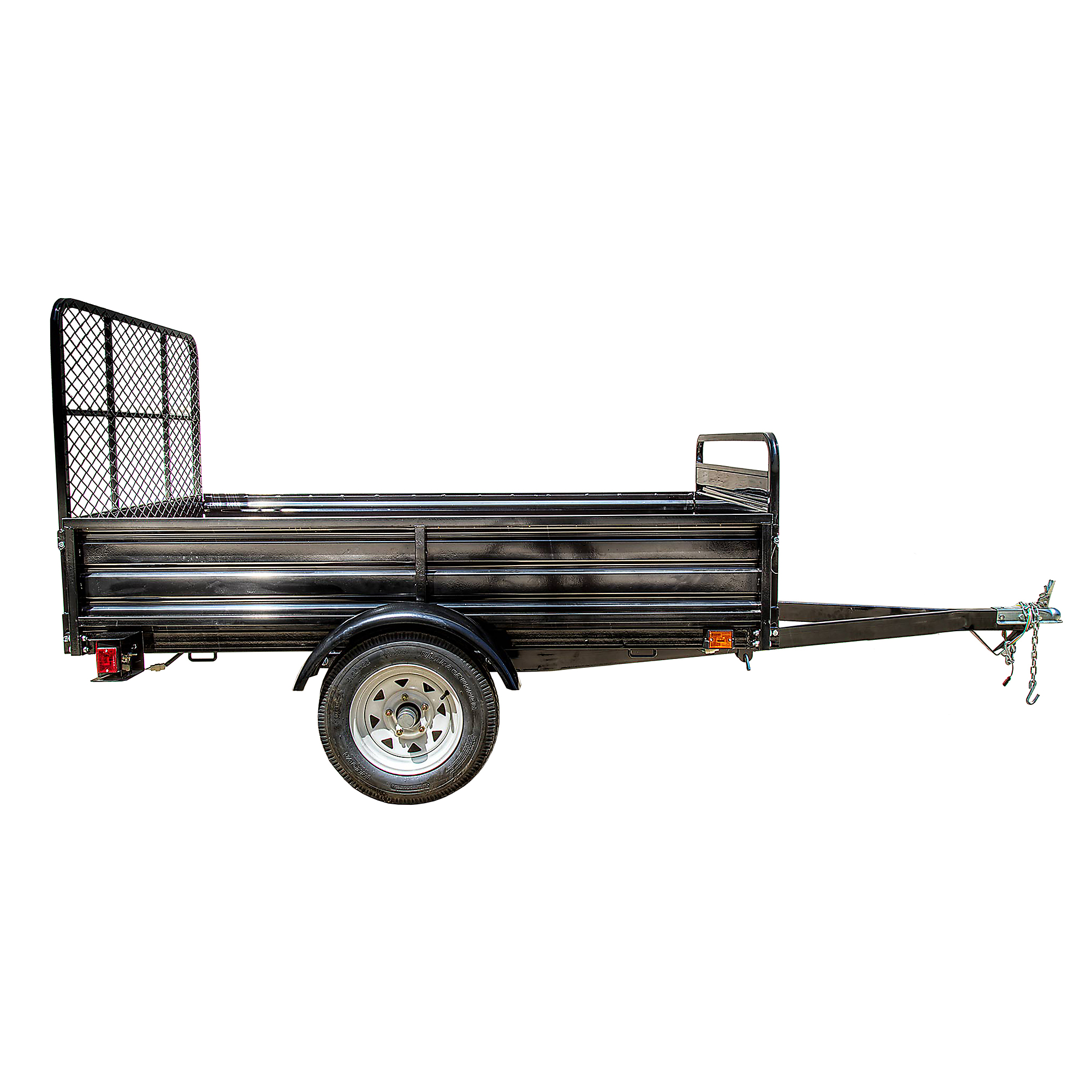 DK2 4.5 x 7.5 Drive-Up Gate Utility Trailer, Load Capacity 1639 lb, Deck Length 7.5 ft, Deck Width 4.5 ft, Model# MMT5X7-DUG